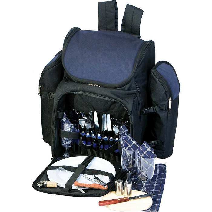 Picnic Plus Tandoor Navy 4-Person Picnic Set